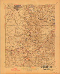 1923 Map of Bowling Green, 1945 Print