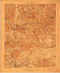 1923 Map of Brownsville, KY