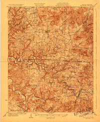 1929 Map of Byrdstown