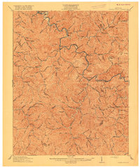 preview thumbnail of historical topo map of Perry County, KY in 1916