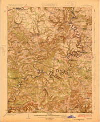 1925 Map of Cub Run