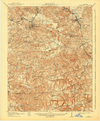 preview thumbnail of historical topo map of Drakesboro, KY in 1913