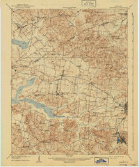 1909 Map of Earlington, 1940 Print