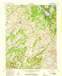 1947 Map of Ekron, KY, 1959 Print