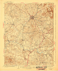 1938 Map of Elizabethtown, 1942 Print