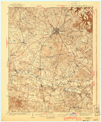 1938 Map of Elizabethtown, 1940 Print