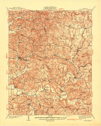 preview thumbnail of historical topo map of Fordsville, KY in 1932