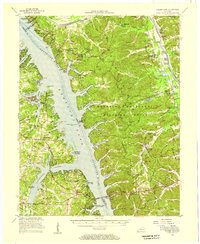 preview thumbnail of historical topo map of Lyon County, KY in 1955