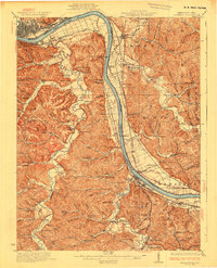 Download a high-resolution, GPS-compatible USGS topo map for Greenup, KY (1930 edition)
