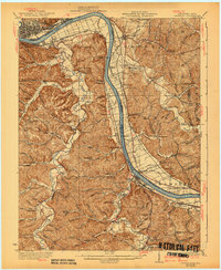 Download a high-resolution, GPS-compatible USGS topo map for Greenup, KY (1940 edition)