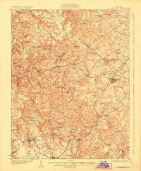 1931 Map of Hardinsburg