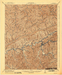 Download a high-resolution, GPS-compatible USGS topo map for Harlan, KY (1942 edition)