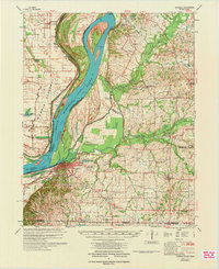 preview thumbnail of historical topo map of Hickman, KY in 1972