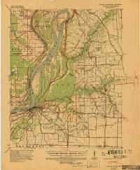 1939 Map of Hickman, KY, 1941 Print