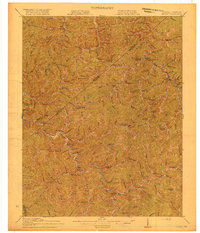 1917 Map of Grundy, VA