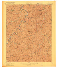 1916 Map of Inez, KY