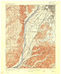 1912 Map of Kosmosdale, 1935 Print