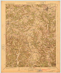 1925 Map of Leitchfield
