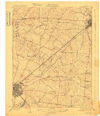 1929 Map of Lexington
