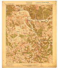 1914 Map of Little Muddy
