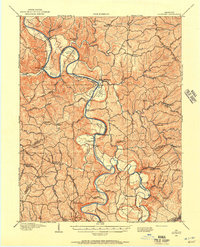 1906 Map of Lockport, 1957 Print