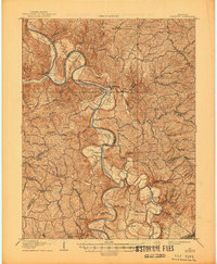 1908 Map of Lockport, 1945 Print