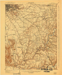 1907 Map of Louisville, 1941 Print