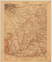 1907 Map of Louisville, 1922 Print