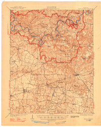 Download a high-resolution, GPS-compatible USGS topo map for Mammoth Cave, KY (1948 edition)