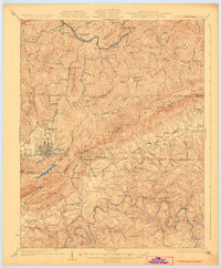 preview thumbnail of historical topo map of Bell County, KY in 1930