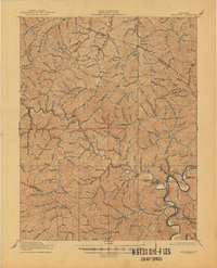 1917 Map of Paintsville, KY, 1945 Print