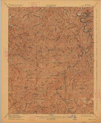 Download a high-resolution, GPS-compatible USGS topo map for Pikeville, KY (1927 edition)