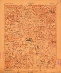 1910 Map of Princeton