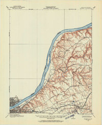 1905 Map of Prospect, 1962 Print