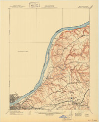 1912 Map of Prospect, 1941 Print