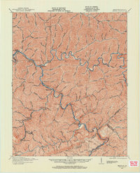 preview thumbnail of historical topo map of Pike County, KY in 1915