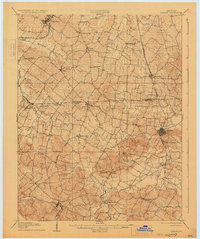 1906 Map of Sebree, 1930 Print