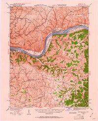 1929 Map of Springdale, 1961 Print