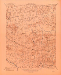 1906 Map of Sutherland, 1945 Print