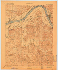 1903 Map of Spencer County, KY, 1917 Print