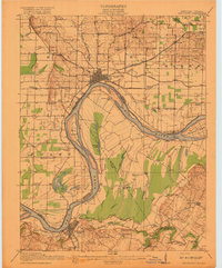 1917 Map of Mount Vernon, IN