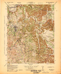 1936 Map of Vine Grove