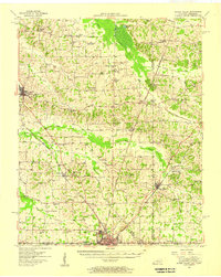Download a high-resolution, GPS-compatible USGS topo map for Water Valley, KY (1957 edition)