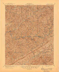 Download a high-resolution, GPS-compatible USGS topo map for Whitesburg, KY (1945 edition)