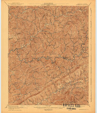 Download a high-resolution, GPS-compatible USGS topo map for Whitesburg, KY (1941 edition)