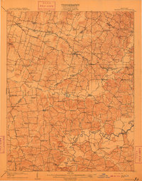 1909 Map of Whitesville, KY