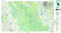preview thumbnail of historical topo map of Baton Rouge, LA in 1984