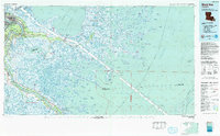 Download a high-resolution, GPS-compatible USGS topo map for Black Bay, LA (1983 edition)