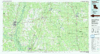 preview thumbnail of historical topo map of Bogalusa, LA in 1984