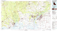 Download a high-resolution, GPS-compatible USGS topo map for Lake Charles, LA (1988 edition)